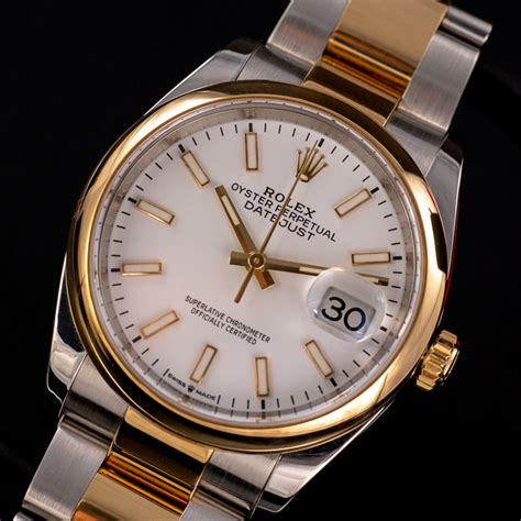 rolex de acero y oro